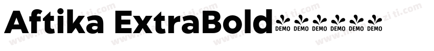 Aftika ExtraBold字体转换